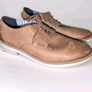 Sperry Top Sider Mens Size 10.5 Brown Leather Dress Shoes